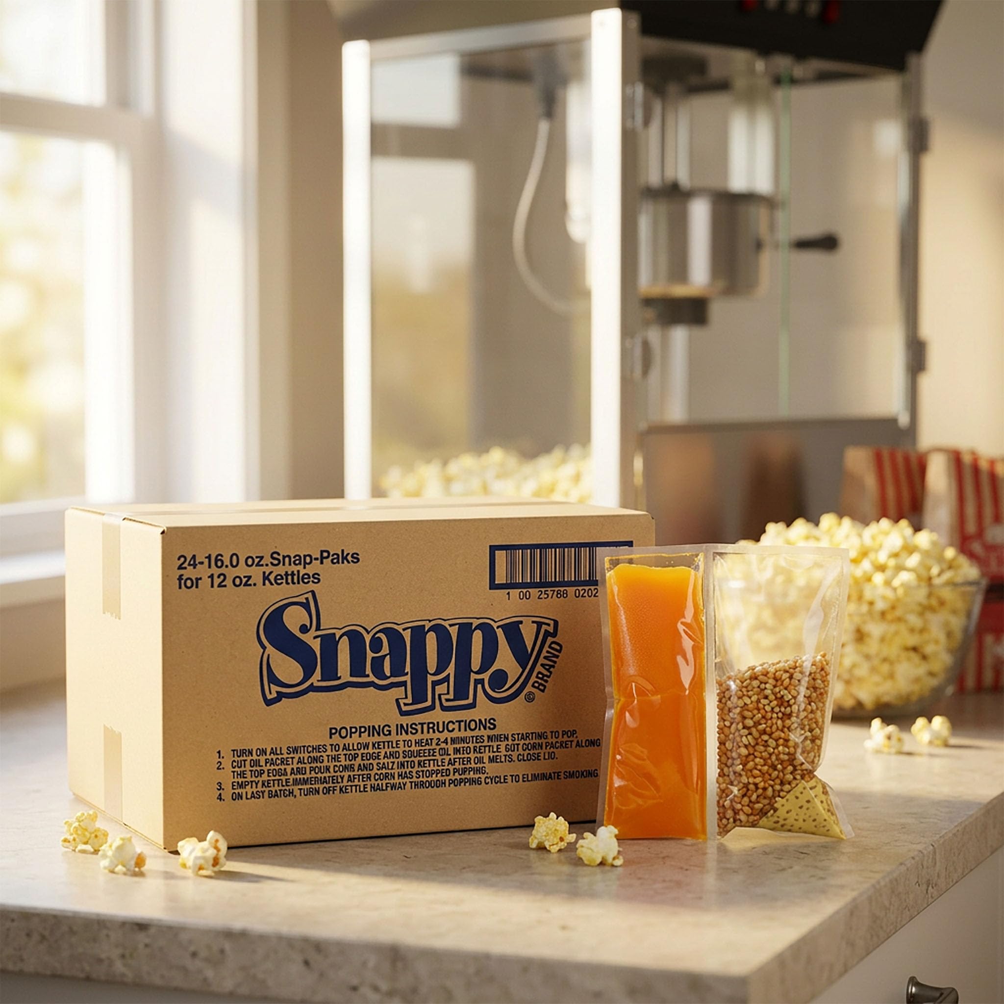 Amazon.com: Snappy Snap-Paks All in One Popcorn Portion Packets